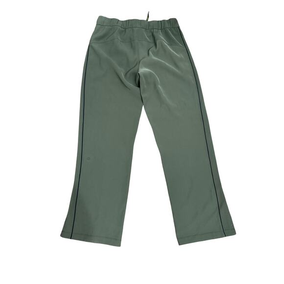 Lululemon On The Right Track Green Athletic Pants Sz M 8/10 - Picture 4 of 5